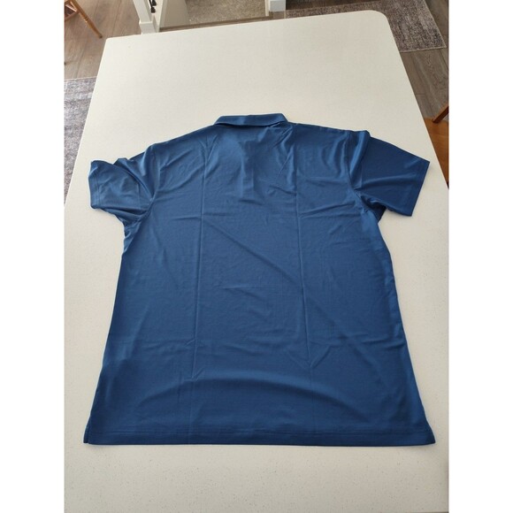 Callaway Men's Polo Shirt 1X Blue Black Micro Stripe Opti-Dri Performance NWT - Picture 5 of 5